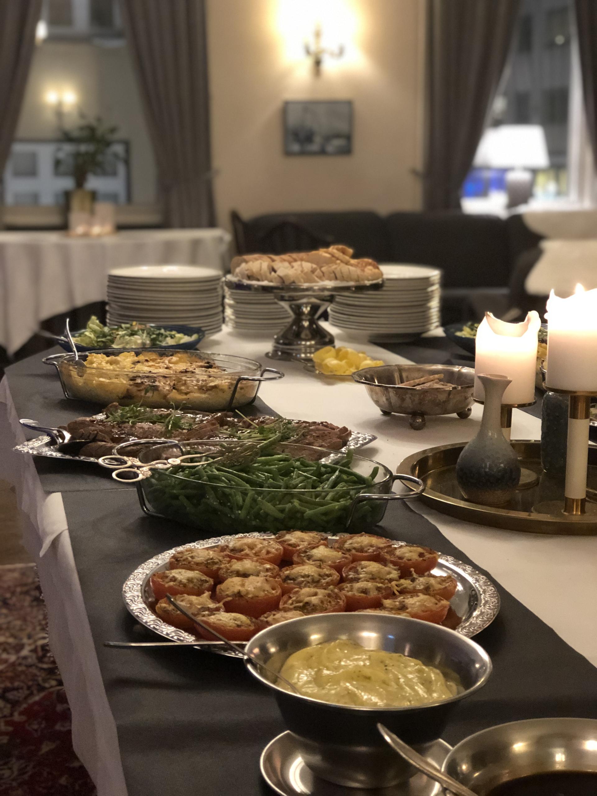 Affärsmiddag i privat miljö